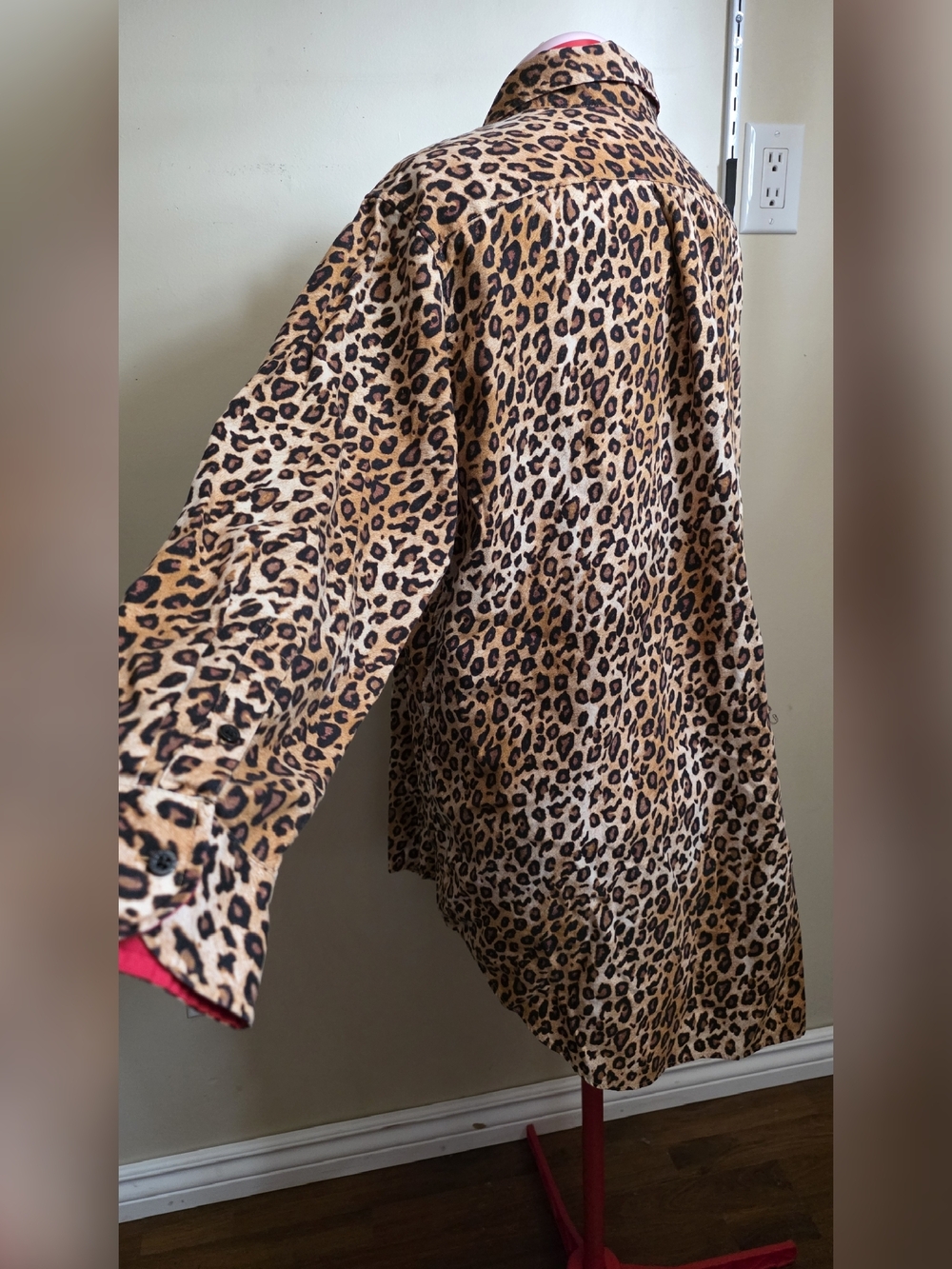 Ralph Lauren Leopard Print Button-down Shirt - Tan & Black - Picture 6 of 9